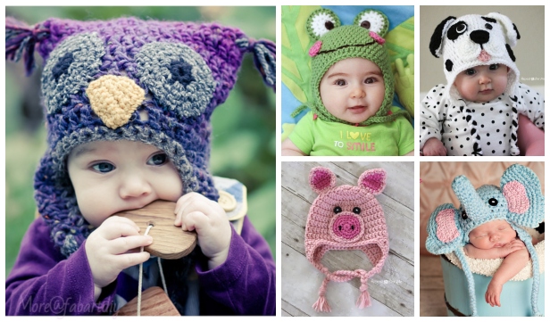 DIY Crochet Baby Animal Hat Pattern
