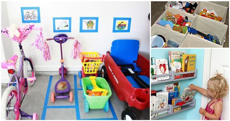 Practical ways to organize your child's toys