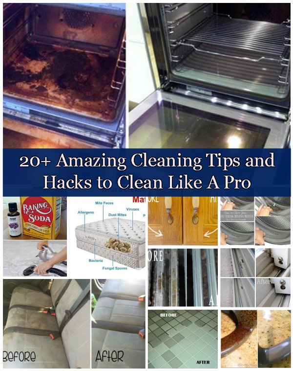 20+ Amazing Cleaning Tips and Tricks to Clean Like a Pro