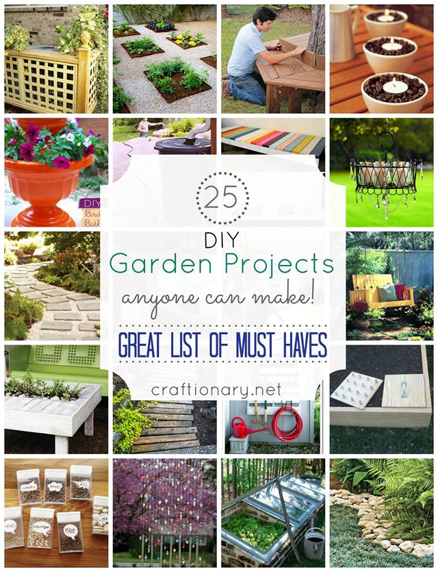 25 DIY Garden Projects Anyone Can Do
