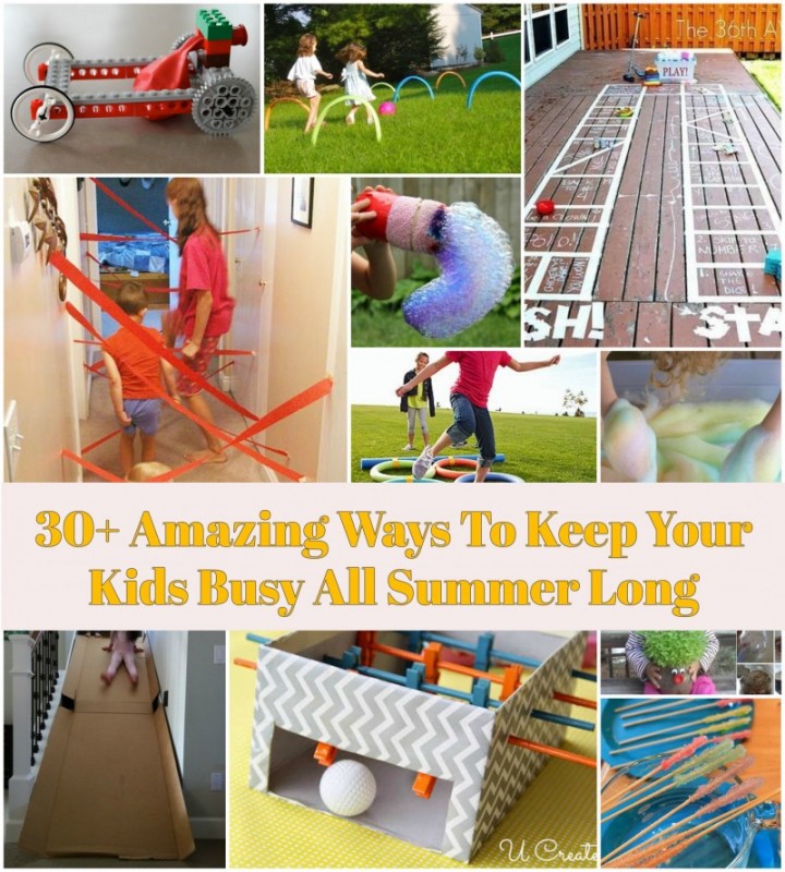 30+ Amazing Ways to Keep Your Kids Busy All Summer