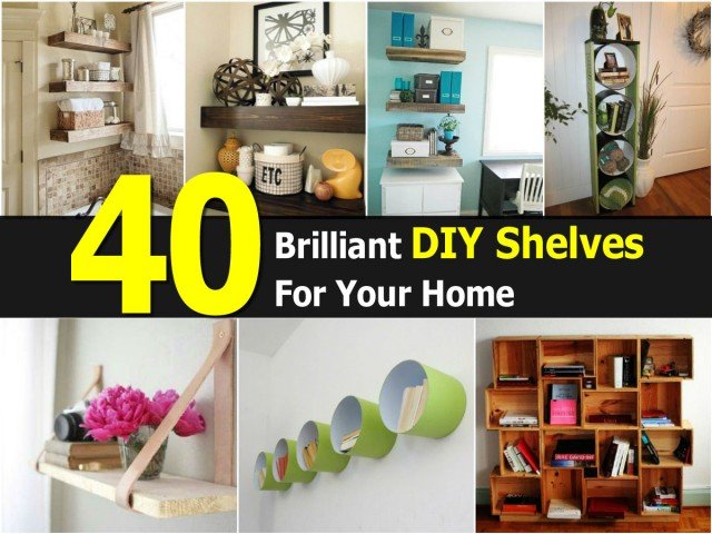 Build great DIY shelves for your home