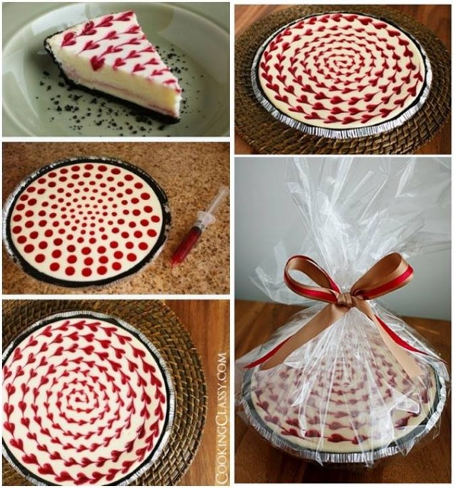 DIY Raspberry White Chocolate Cheesecake